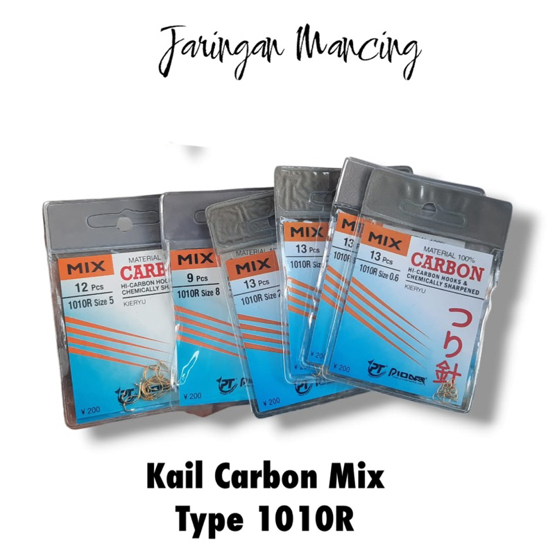 MATA KAIL PANCING CARBON MIX 1010R - KIERYU 0,1 SAMPAI 12