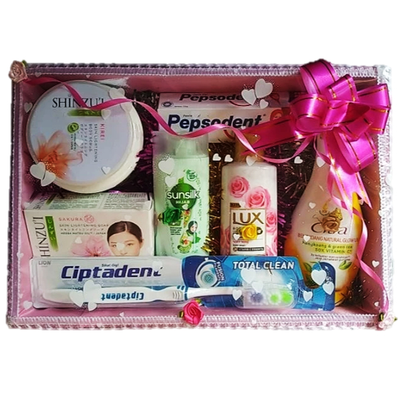 (7) PAKET Seserahan PERALATAN MANDI LIFEBUOY EMERON DLL | PAKET Hantaran Pernikahan Box+Isi