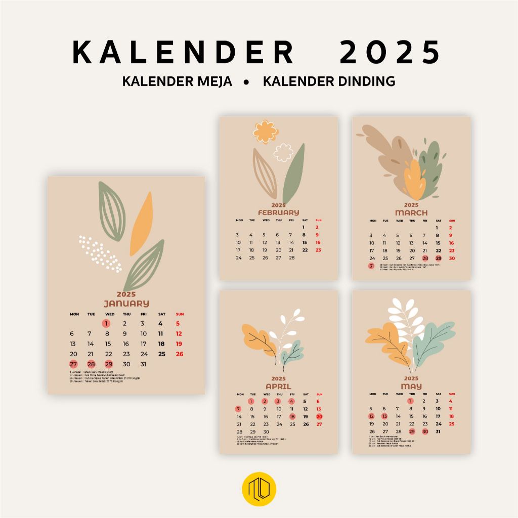 

Kalender Dinding Aesthetic 2025/ Kalender Meja Aesthetic 2025 / Kalender Tempel Aesthetic 2025 / Kalender Estetik spiral 20225 2026 2027 2028 / Kalender Planner / Kalender Kain / Planning Time 2025 Mini Calendar Kalender Kalendar Duduk Meja Jilid Spiral13