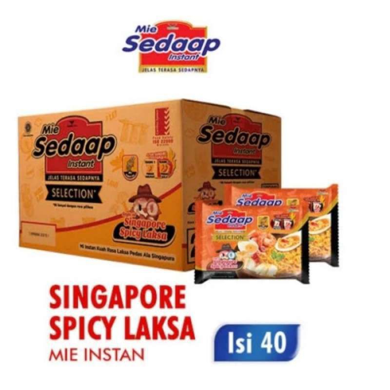 

SEDAAP Mie Instant Singapore Spicy Laksa [40 Pcs x 83 g]