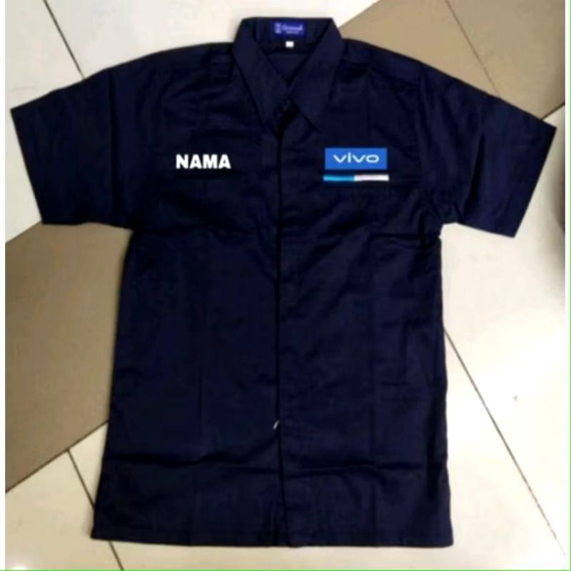 kemeja kerja baju pdh seragam kerja bumn vivo