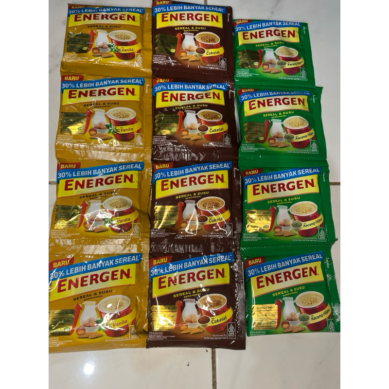 

Energen Sereal dan Susu /36g/10 sachet
