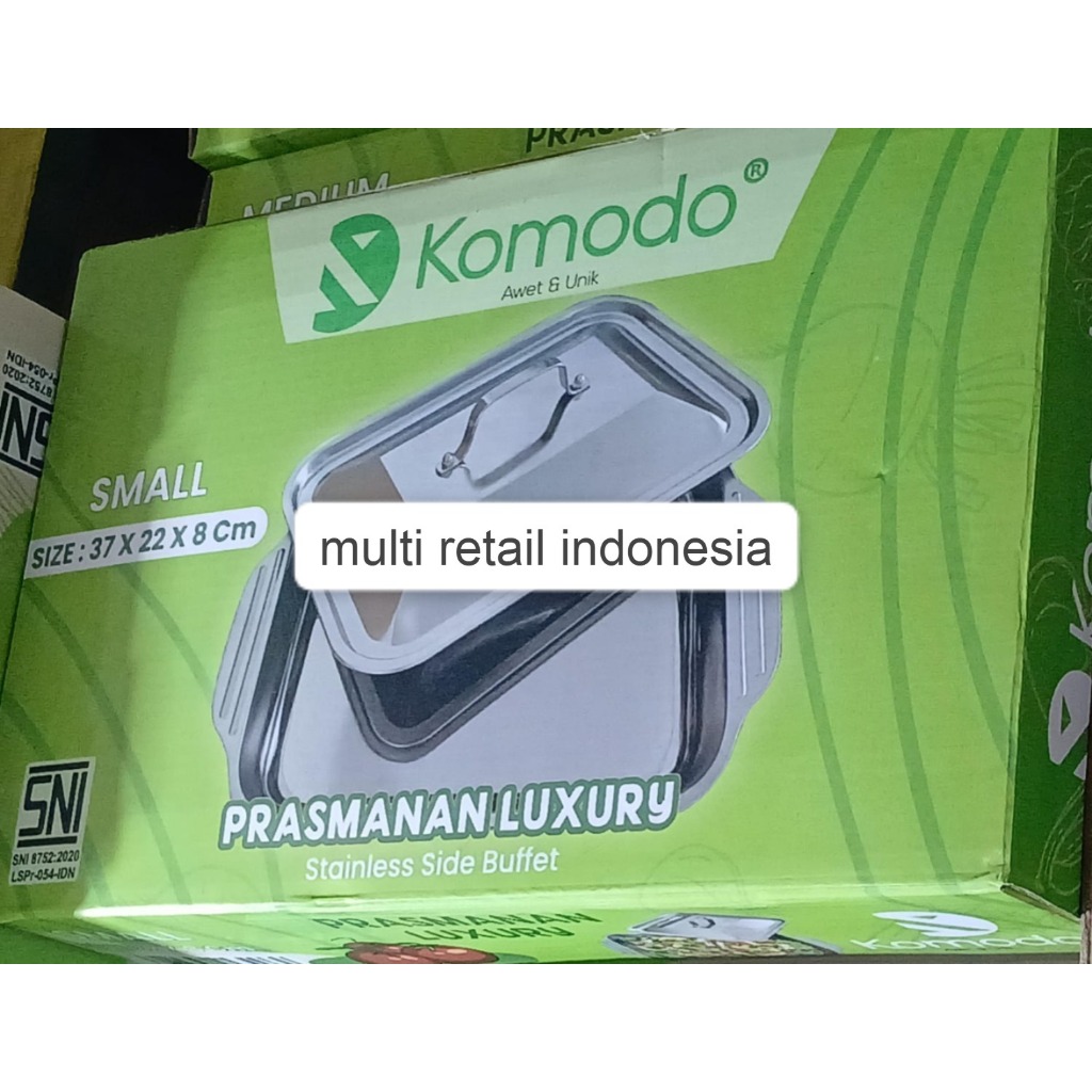 KOMODO WADAH SAJI PRASMANAN LUXURY SMALL STAINLESS