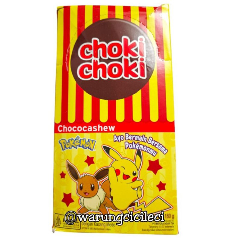 

CHOKI CHOKI - CHOCOCASHEW - COKELAT PASTA DENGAN KACANG MEDE 180g ( 9g x 20pcs ) ( 1 BOX )