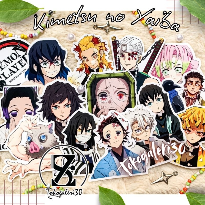 

STIKER ANIME KIMETSU NO YAIBA | DEMON SLAYER STIKER MURAH ISI 25 PCS SUDAH CUTTING