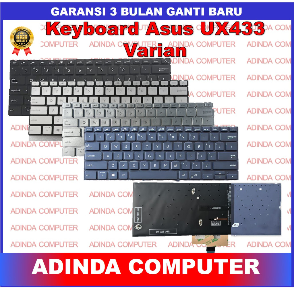 Keyboard Asus Zenbook 14 UX433 UX433FAW UX433FAC UX433f UX433fa UX433flc UX433FL UX433FQ UX433fn UX4