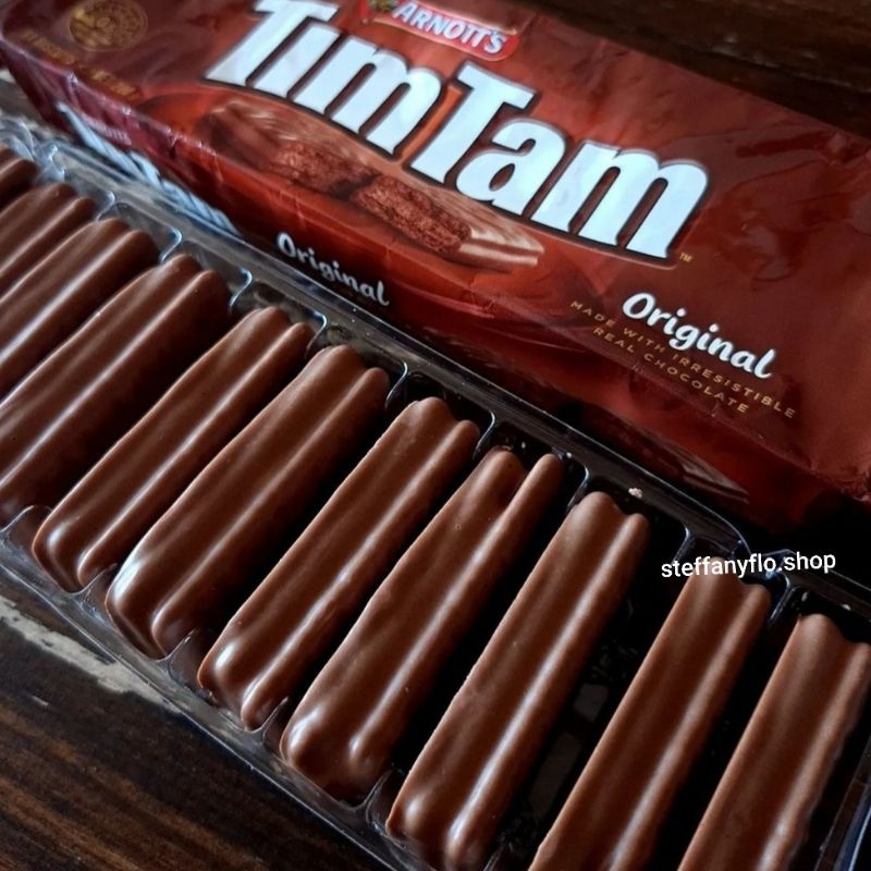 

TimTam Australia Tim Tam Aussie Original Chewy Caramel Darck chocolate Double coat