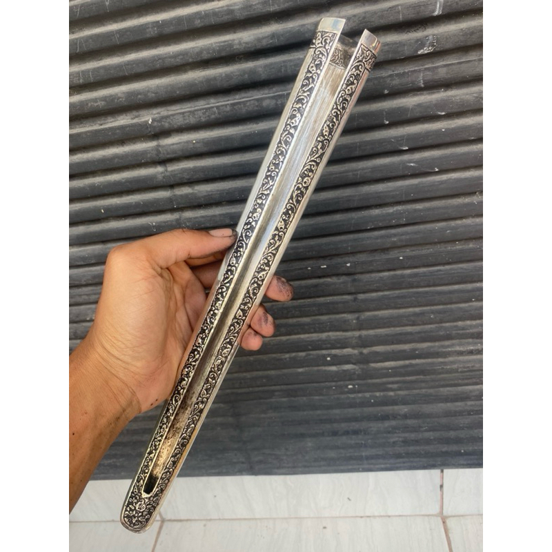 pendok blewah kasatriyan tebal 05mm lapis perak