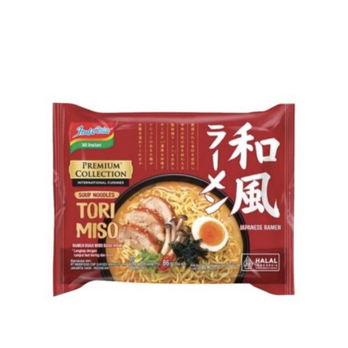 

Indomie Mie Instant Kuah Tori Miso Rasa Ayam 86 gr