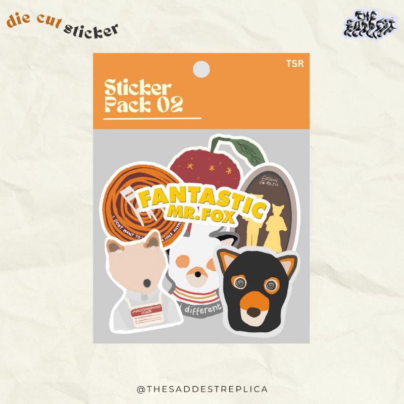 

FANTASTIC MR. FOX STICKER SET/STIKER DOFF/STIKER LAPTOP