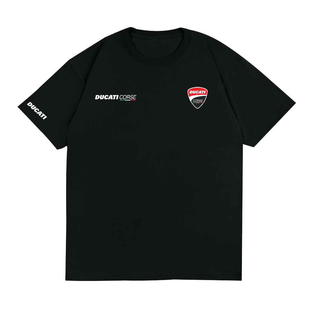 Baju Kaos TShirt Ducati Corse Standar Distro - Kaos Motogp - Kaos Ducati Premium Cotton Combed 30s