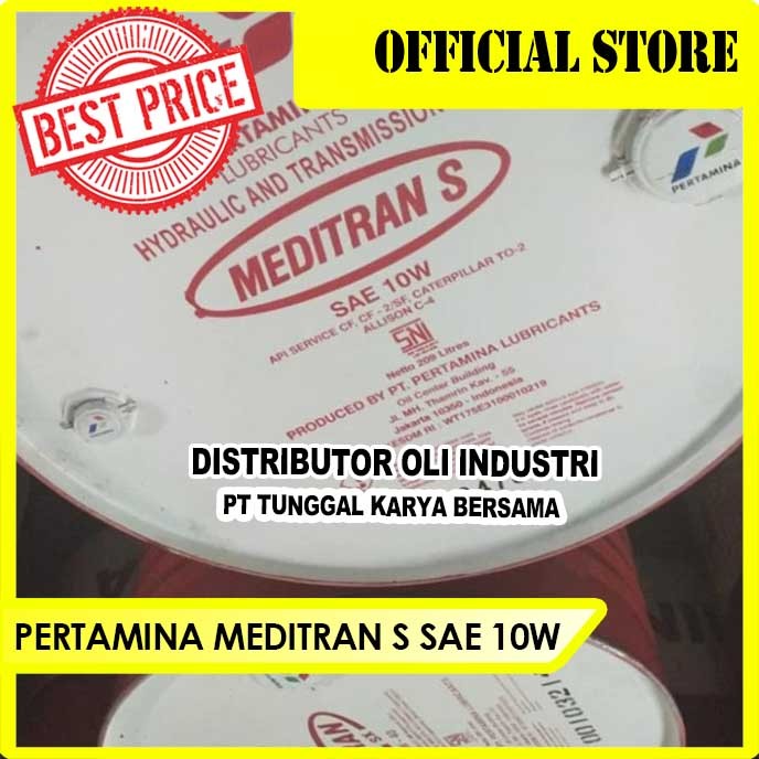PERTAMINA MEDITRAN S SAE 10W ( 20 Liter - Ready Stock )