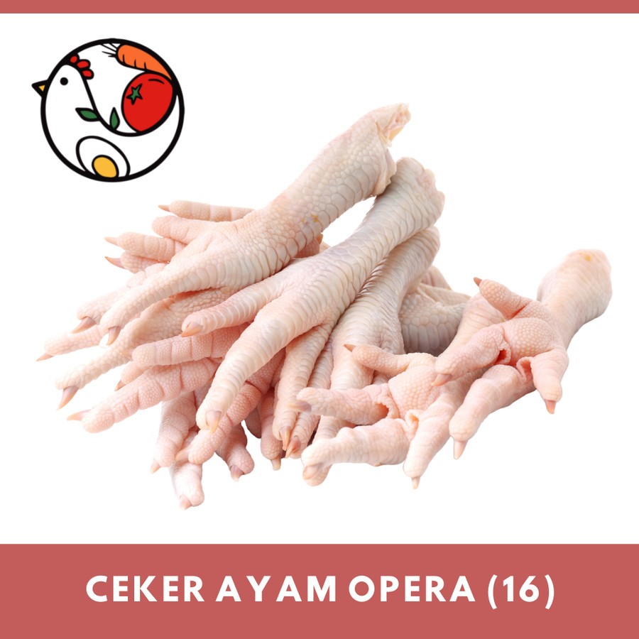 

Ceker Ayam Organik 16 Pcs Opera Organics Chicken Feet Kaki Frozen