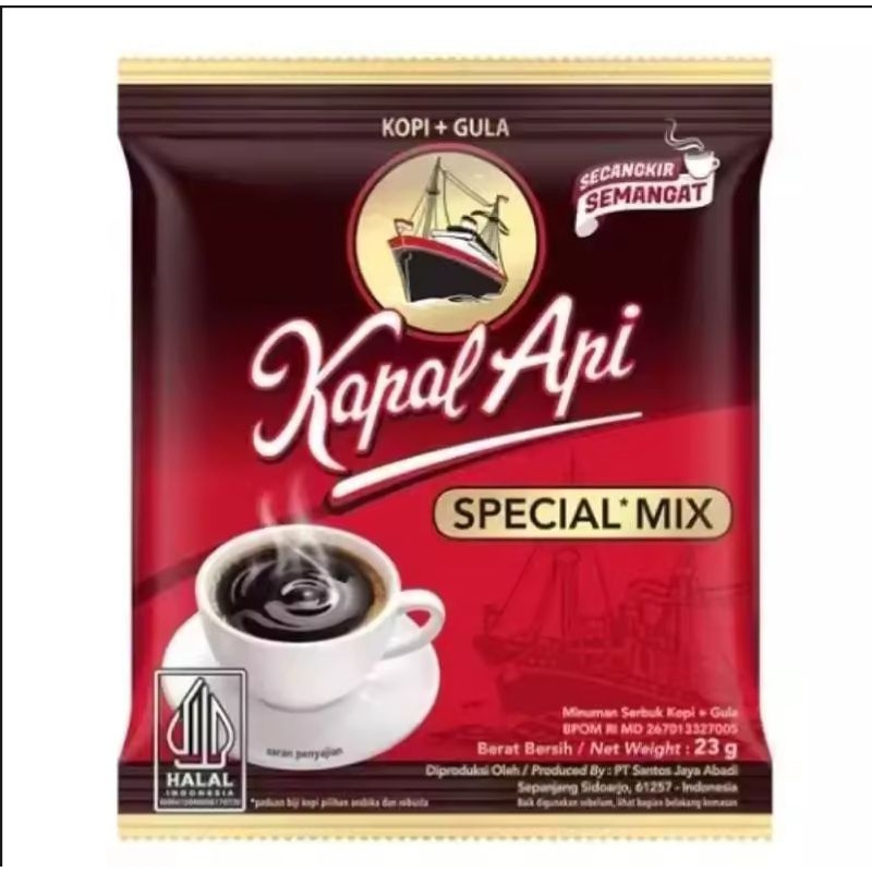 

kopi kapalapi spesial mix kopi+gula 23 gram