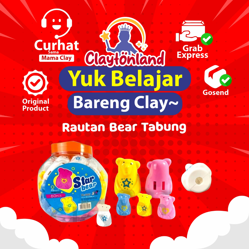 

Rautan Bear Tabung / Serutan / Orotan Fancy