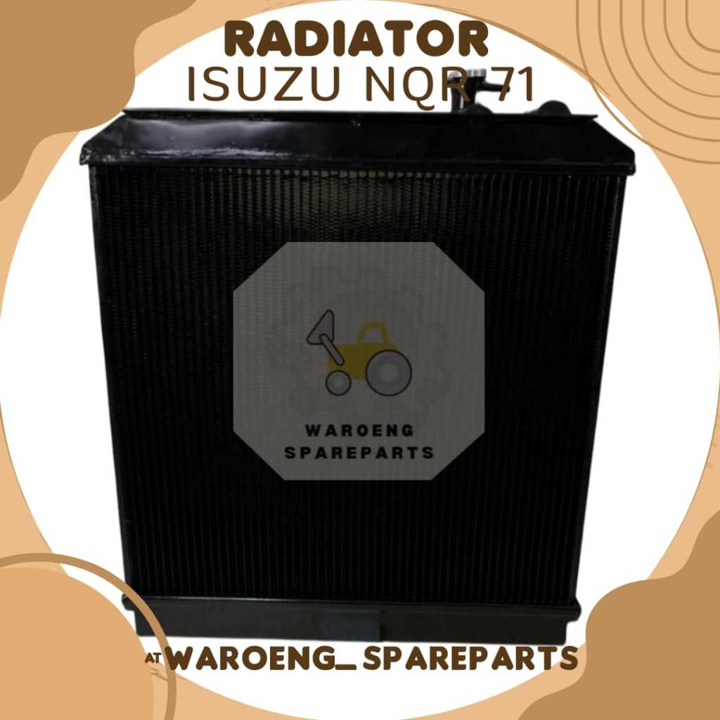 RADIATOR ISUZU NQR 71 BAHAN TEMBAGA BARU