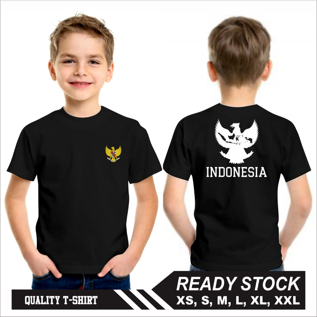 Kaos Baju Anak Hari Kemerdekaan 17 Agustus
