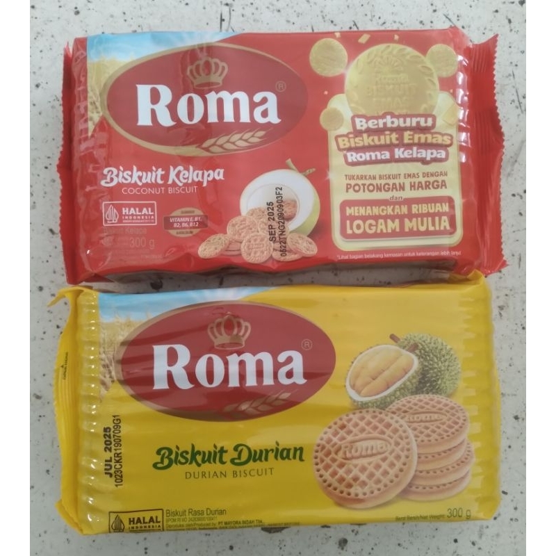 

Roma Biskuit Kelapa & durian 300gr