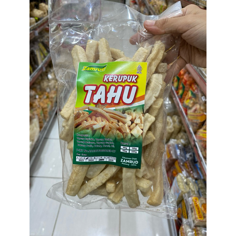

Kerupuk Tahu Berat 90 Gram