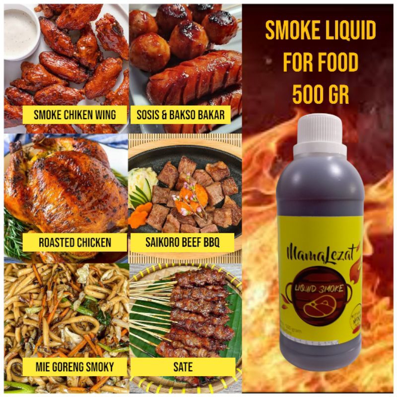 

MamaLezat Liquid Smoke Flavor 500 gram / Asap Cair / Perasa Aroma BBQ Bumbu Bakar Panggang / Perisa Aroma Asap Barbeque Barbekiu) Promo Harga Diskon