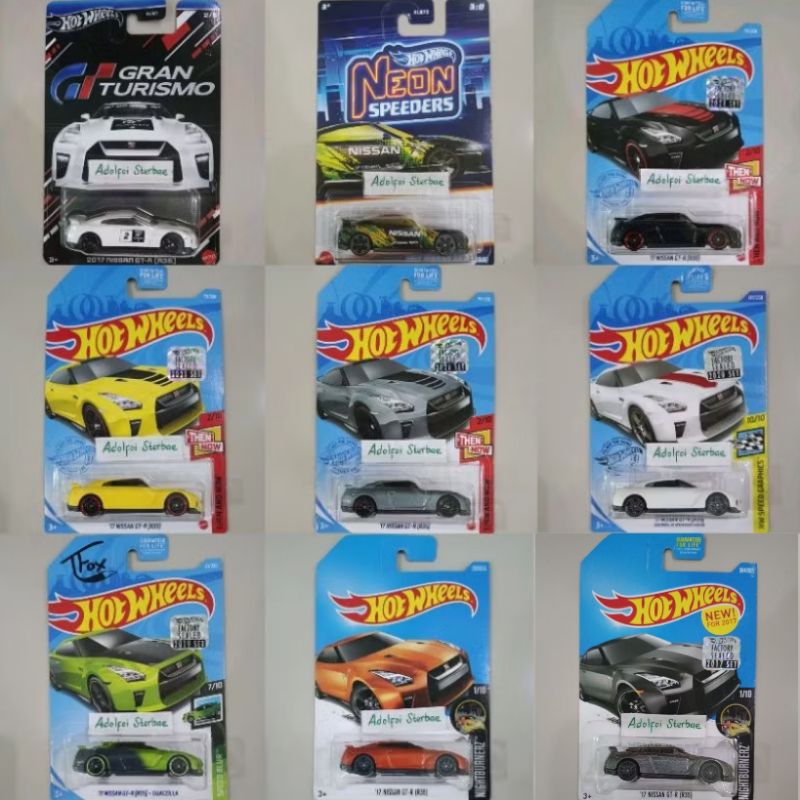 hotwheels hot wheels 2017 '17 nissan gtr gt-r (R35) guaczilla 2020 model 50 anniversary version fact