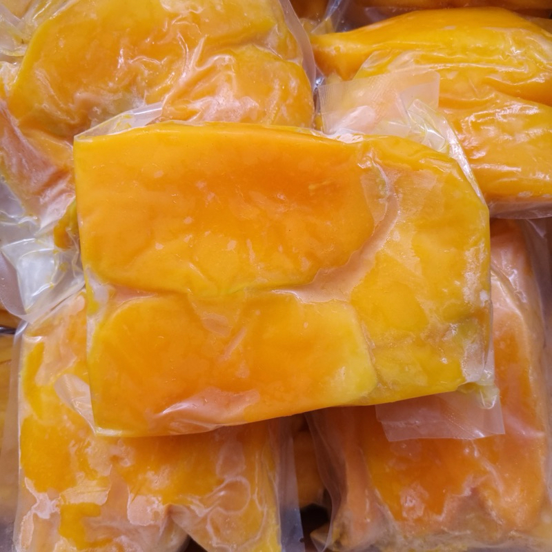 

MANGGA HARUM MANIS TANPA BIJI FROZEN buah mangga beku 500gr
