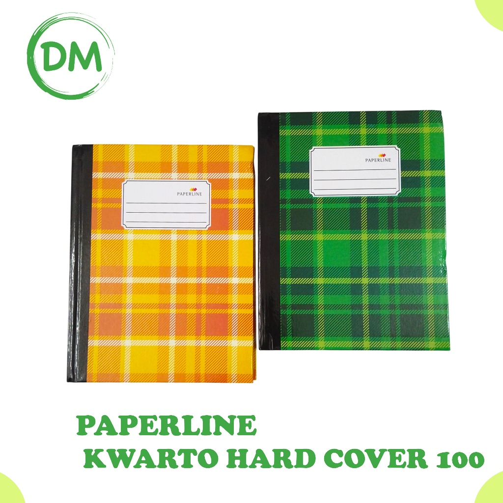 

DM- Buku Tulis Quarto 100 PAPERLINE/Buku Kwarto PPL 100/Hard Cover Kuarto