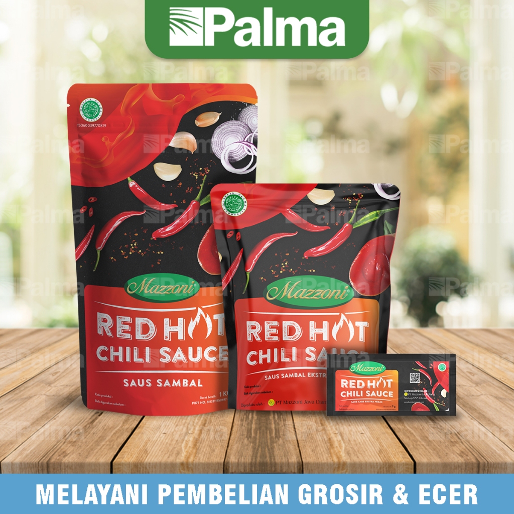 

MAZZONI RED HOT SAUCE, 1KG