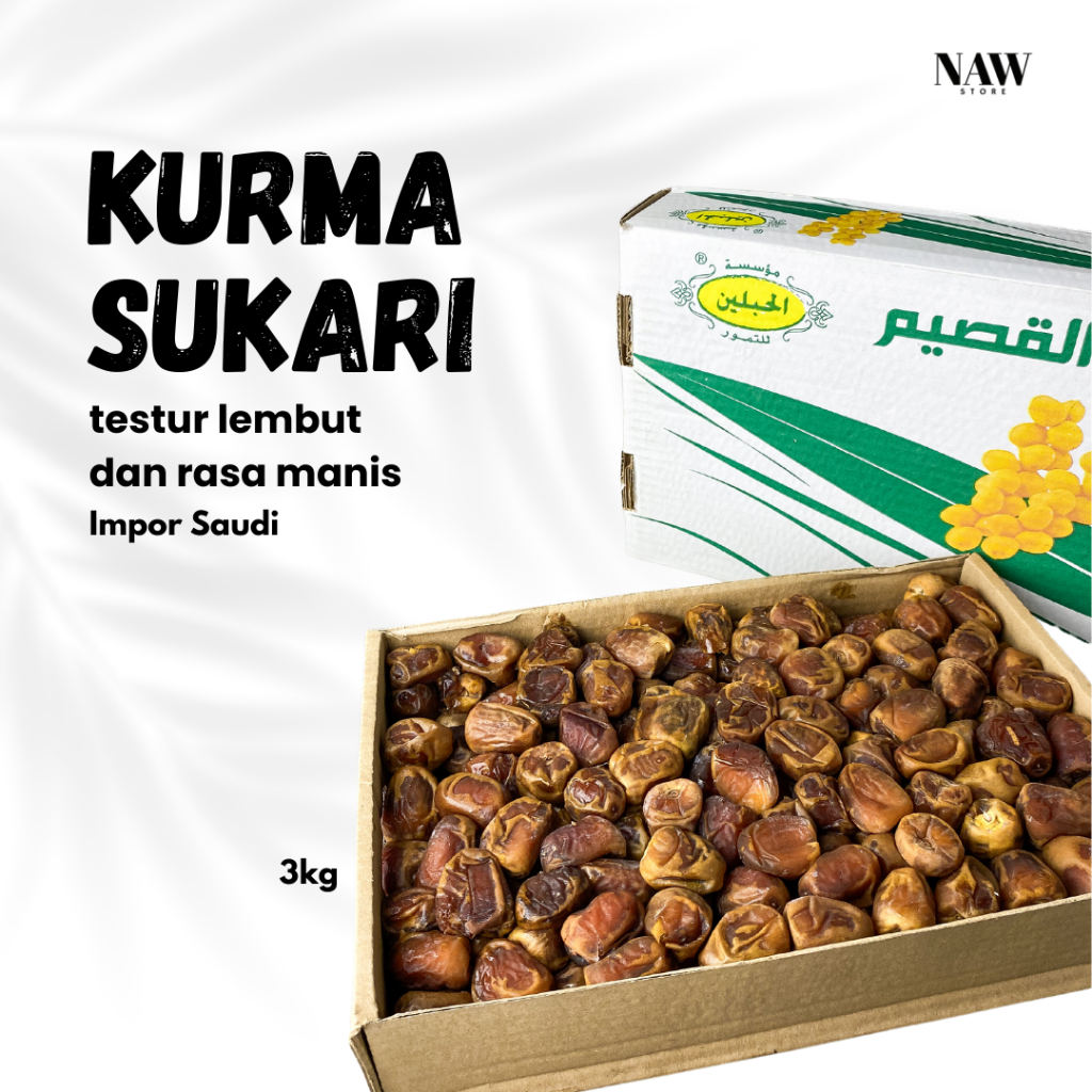 

Kurma Sukari 0.5/1/3kg