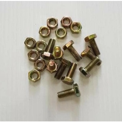 Baut Mur Kuning 6x20 kunci 10 panjang 2 cm