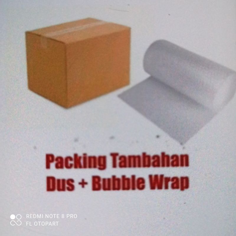 

packing extra!! tambahan bubble wrap dan dus