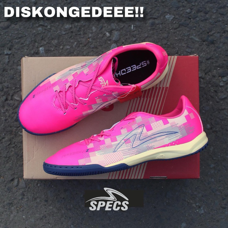 SEPATU FUTSAL SPECS SPEEDBLAZE 2 IN TERBARU SPECS ACELERATOR LIGHTSPEED 3 INETA CRUSH