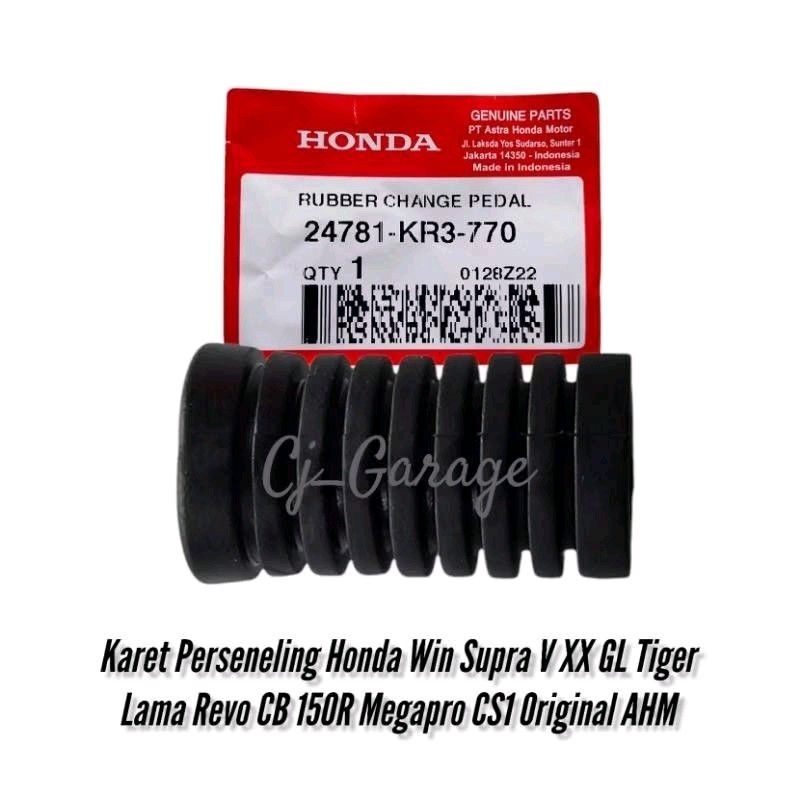 Karet Persneling Karet Pedal Gigi Honda Win Supra V XX GL Tiger Lama Revo CB 150R Megapro CS1 Origin