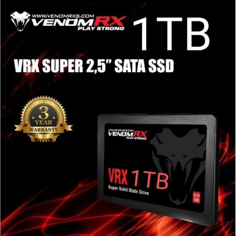 Venom RX SSD Sata III 2.5" 1 TB