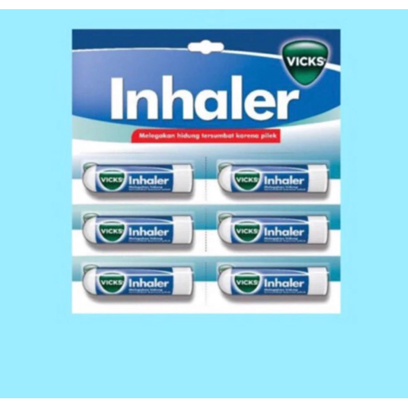Vick Inhaler vick sedot asli original 1 lembar (6 pcs)