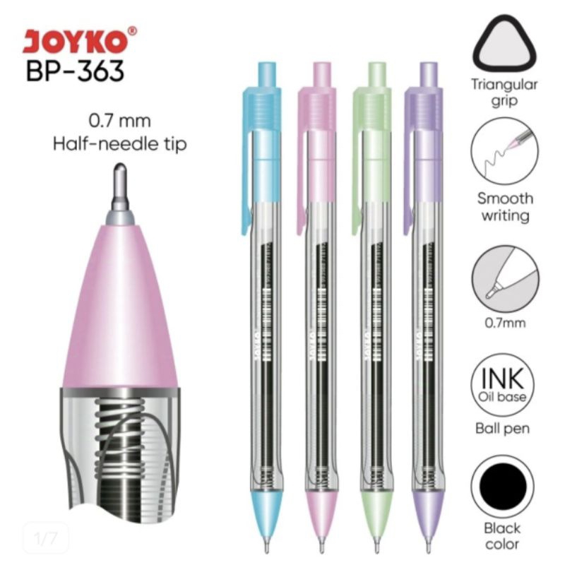

Pena Fokus Tran PTL 0,7mm BP-363 (7pcs)