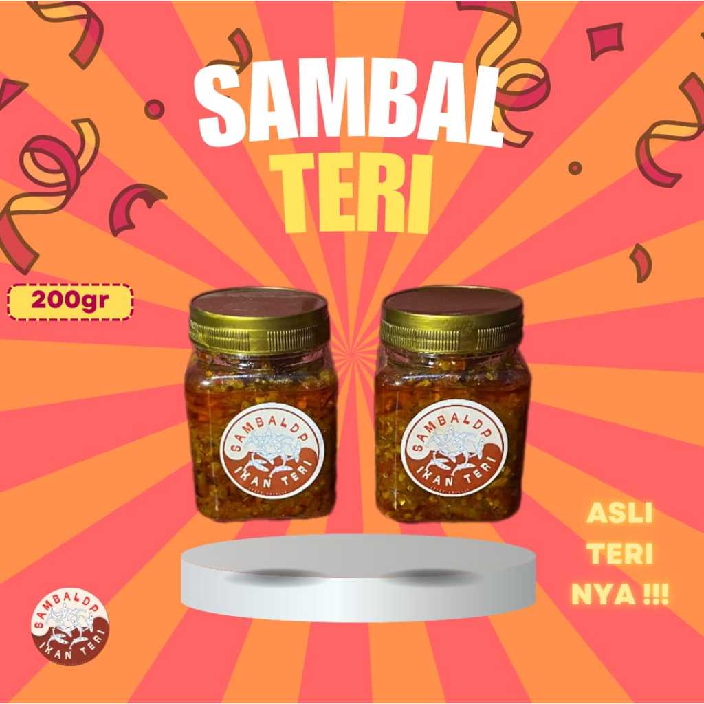 

Sambal DP [Varian Teri] "Renyahnya Teri & Pedasnya Sambal dalam Setiap Gigitan!