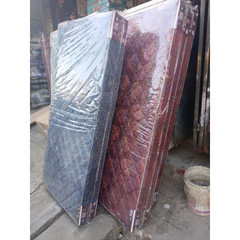kasur busa royal foam garansi 12 tahun pabrik. regency kulit spring bed tebal