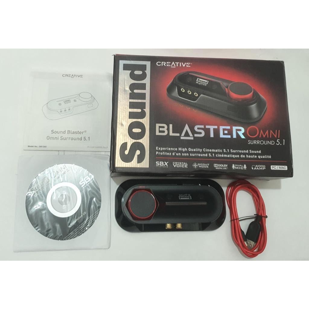 Sound card external Creative Sound Blaster Omni Surround 5.1 Soundblaster soundcard