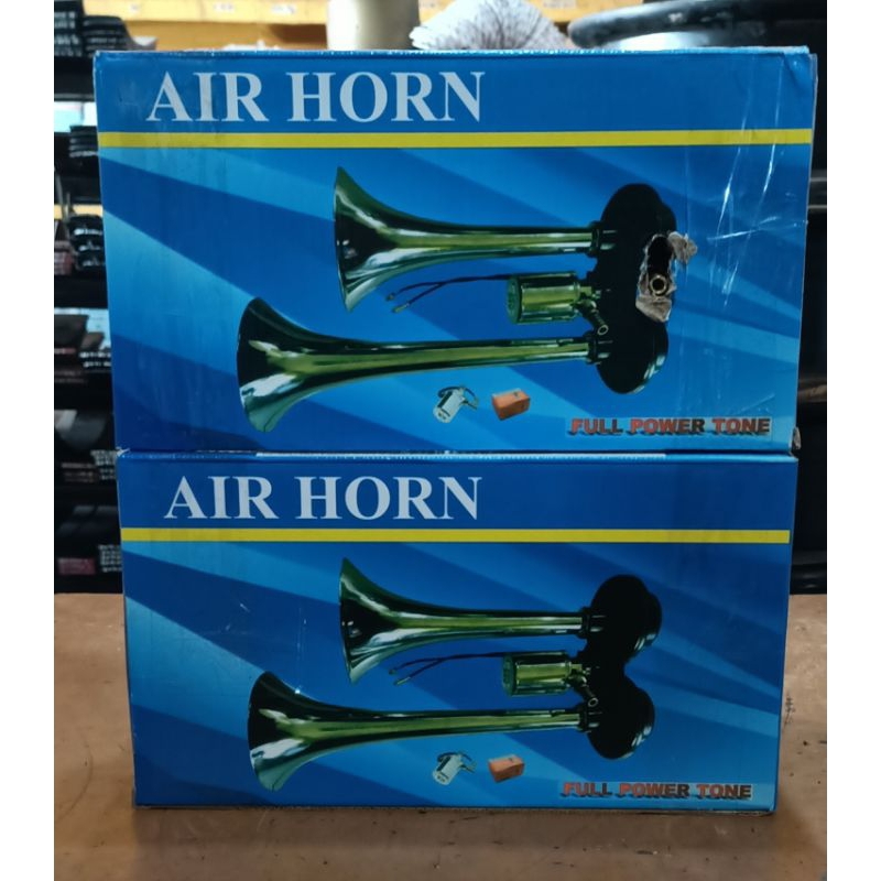 ￼Klakson Angin 2 Corong hino rk kw membran timbul Mobil Dan Truk 12V/24V