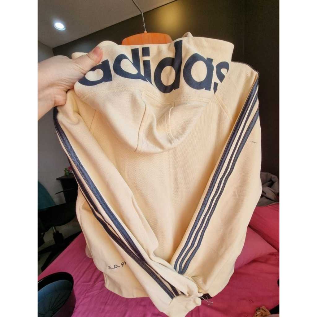 [L][ORI] Jaket Adidas Jacket Yellow Sport Jacket Running  Jaket Lari Jaket Running Jacket Jaket Uniq