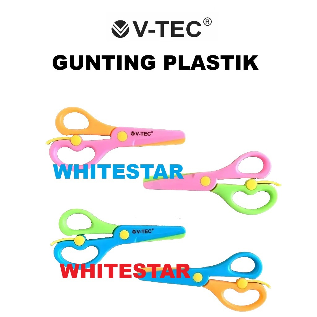 

gunting plastik anak / kids scissors v-tec