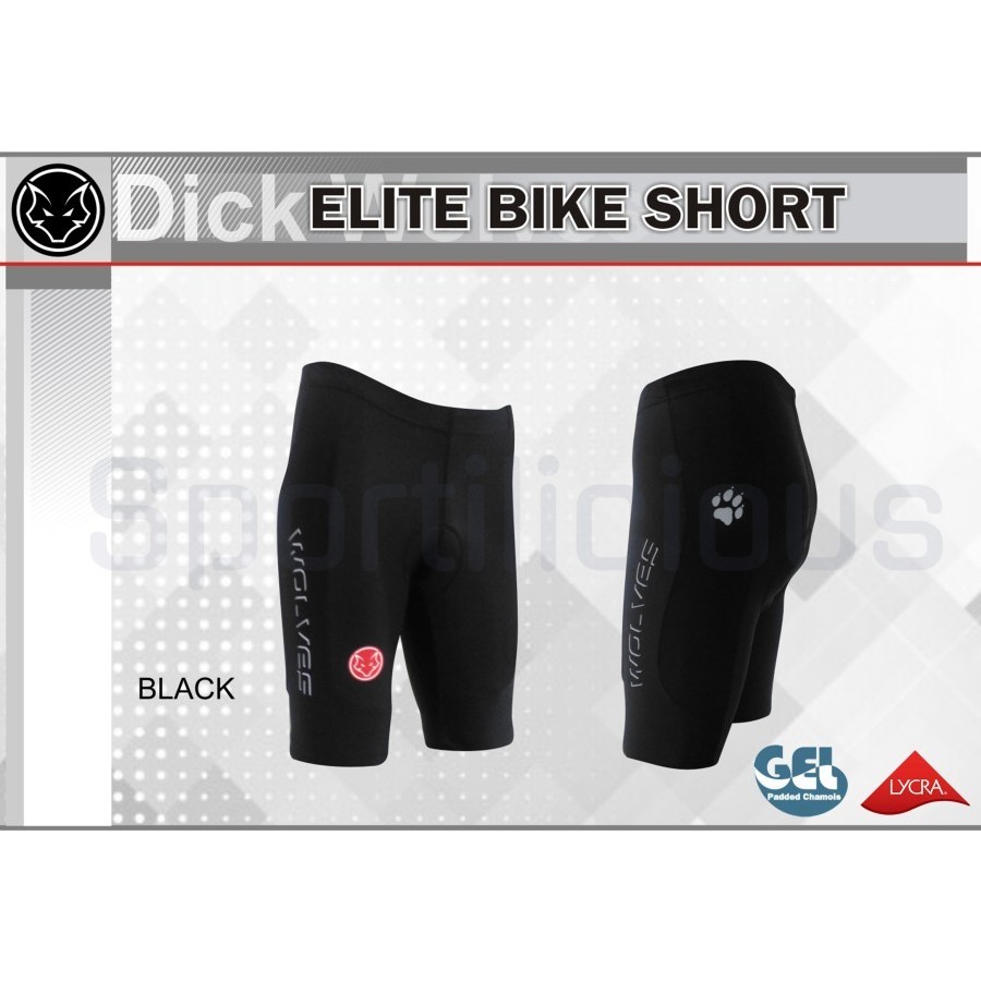 CELANA SEPEDA ELITE BIKE SHORT DICK WOLVES PENDEK