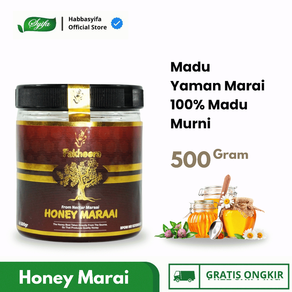 

Fakheera Madu Yaman Marai 500 gr Madu Asli Murni High Quality