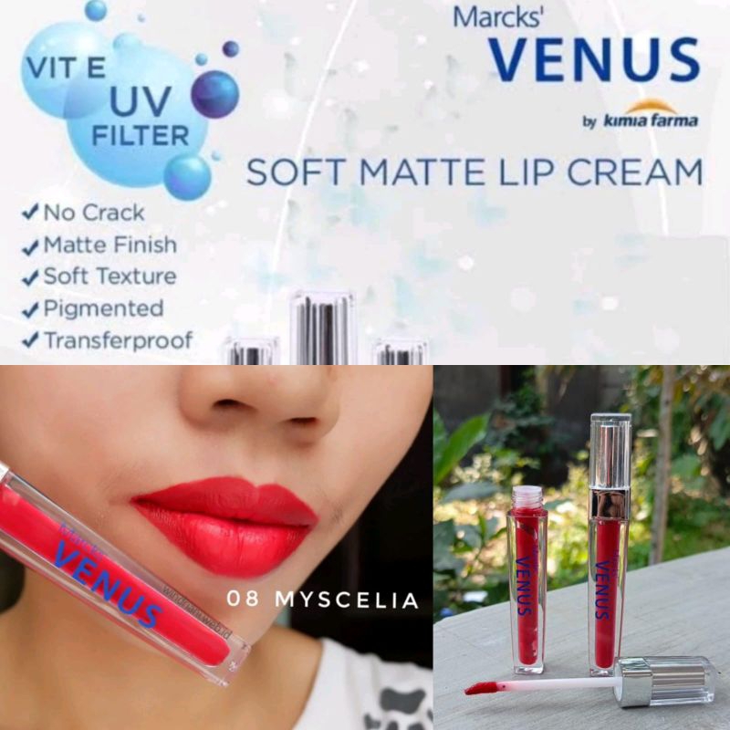 marcks kimia farma venus softmattr lipcream
