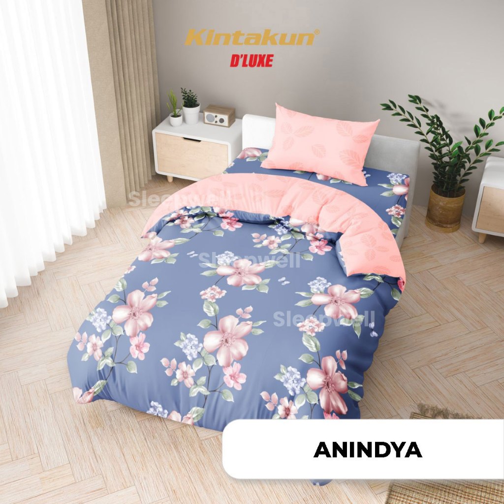 KINTAKUN Dluxe Bedcover + Sprei 120x200 Tinggi 25 Cm -