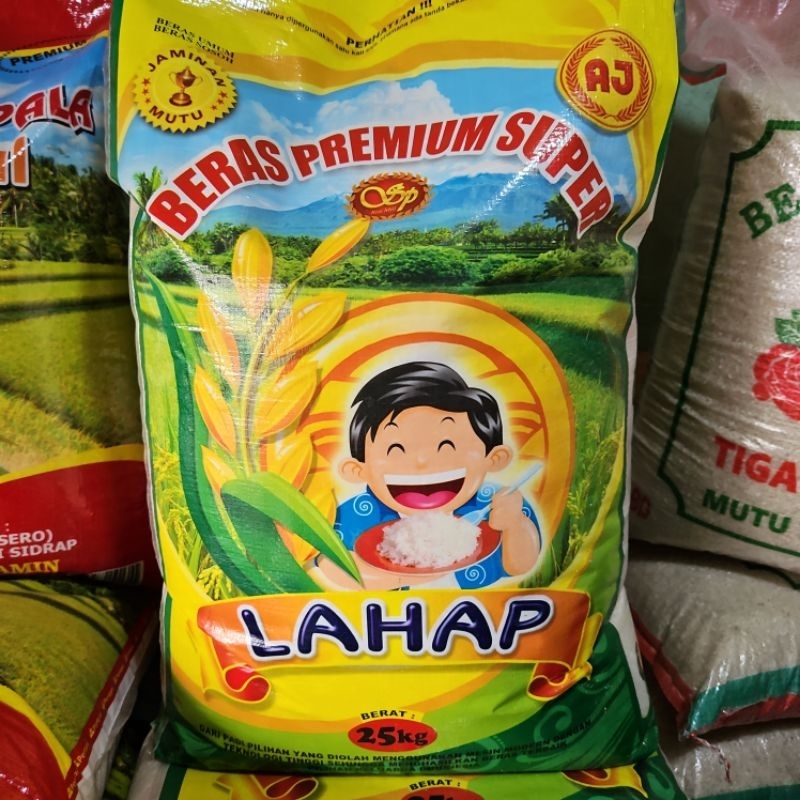 

Beras Premium Lahap 25 kg