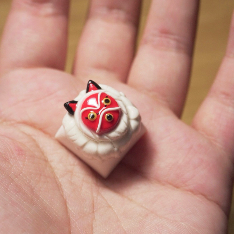 artisan keycap clay studio ghibli princess mononoke