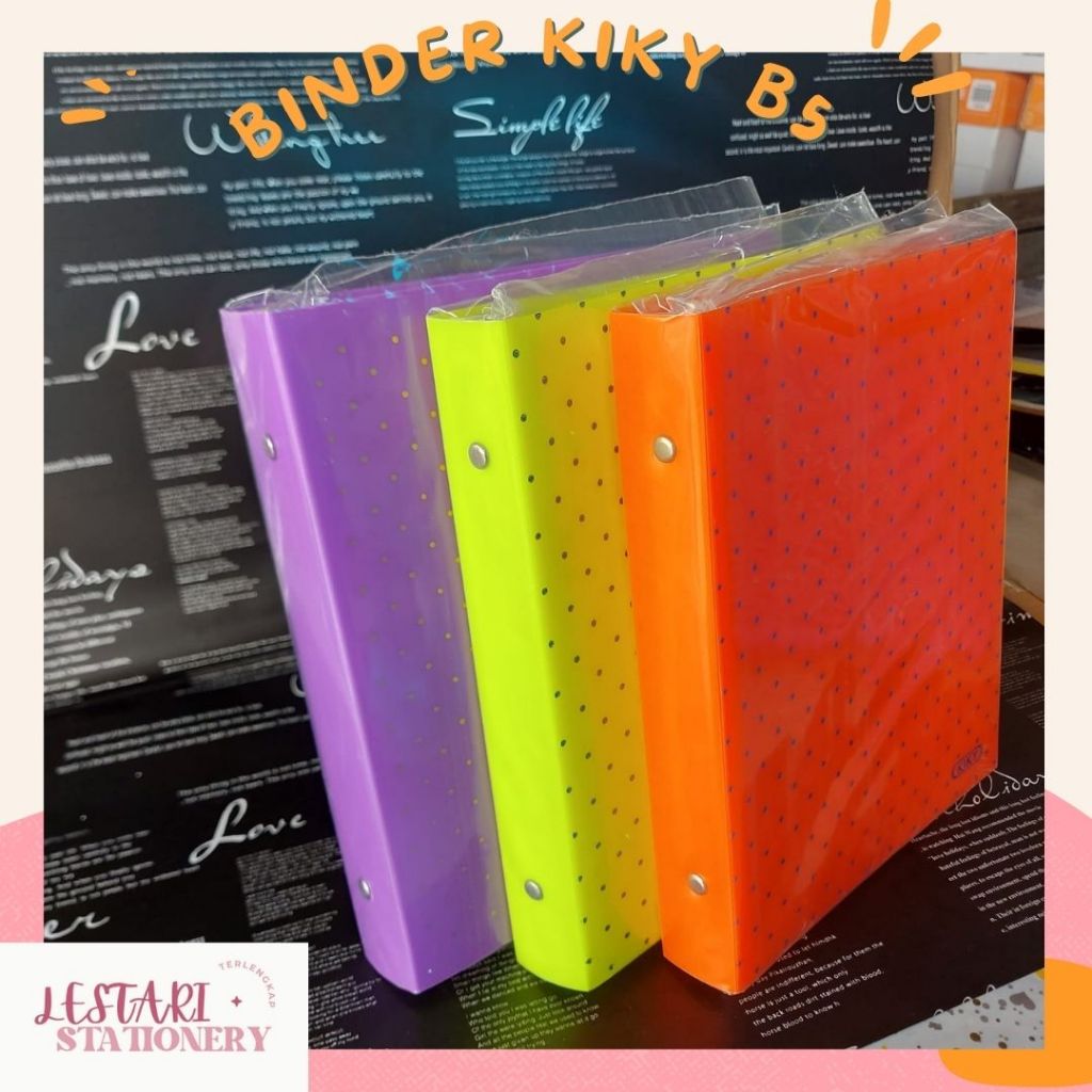 

Binder Kiky B5 | Map Binder B5 | Notebook | Buku Jurnal | Lestari Stationery