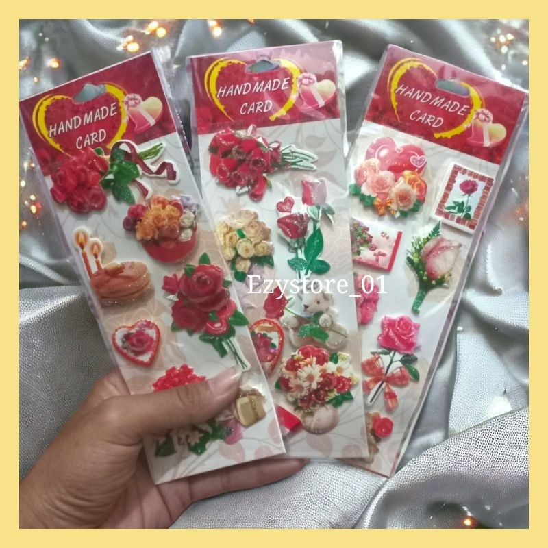 

Gambar Tempel Sticker Stiker Anak Timbul 3D Edisi Rose Mawar